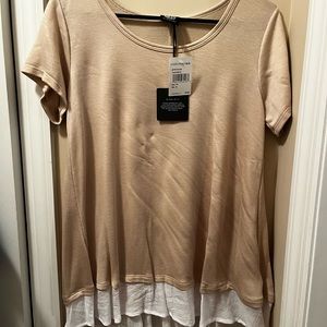 Bobeau Shirt sleeve woman’s dress shirt. Size Medium